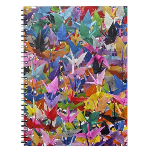 1.000 Origami Paper Cranes-laptop Notitieboek (Voorkant)