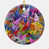 1.000 Origami Paper Cranes Ornament (Achterkant)