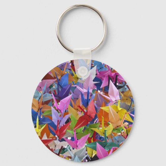 1.000 Origami Paper Cranes Sleutelhanger (Voorkant)