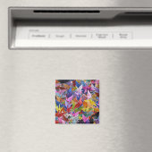 1.000 Origami papieren kranen Foto Magneet (Insitu (Vaatwasser))