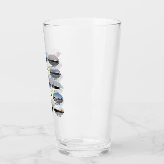 1.000 voet vrachtschepen op het Grote Meren glas (Links)