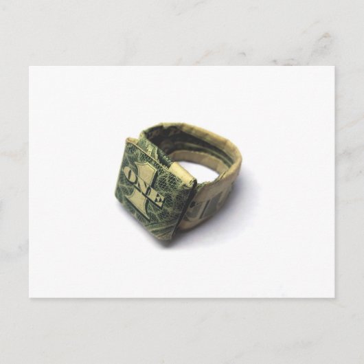 $ 1,00 RING BRIEFKAART (Voorkant)