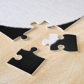 1.014 stuks zwart en wit legpuzzel (Zijkant)