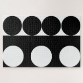 1.014 stuks zwart en wit legpuzzel (Horizontaal)