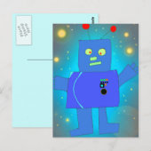 1-01 robot briefkaart (Voorkant / Achterkant)