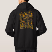 1.0 Oranje en zwarte Hoodie integreren (Achterkant)