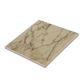 1 0f 3 Sepia Faux Marble 4,5 & 6-inch Wall Backspl Tegeltje (Zijkant)