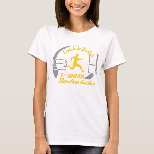 1/10.000 Marathon Finisher Shirt - Vrouwensport (Voorkant)