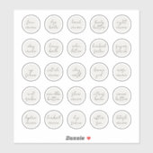 1.14" Witte Cosmetische Jar Cream Balm Sticker (Vel)