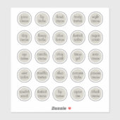 1,14" zilverberk mini cosmetica potje aanpasbaar sticker (Vel)