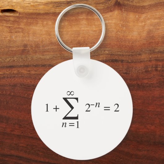 1 + 1 = 2 _ samentelling sleutelhanger (Voorkant)