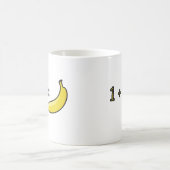 1 + 1 = Banaan Koffiemok (Center)