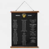 1-1 Cav World Tour wandtapijt Hangend Wandkleed (Voorkant)