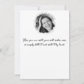 *_* 1 1 FOTO NAAM Verjaardag Personaliseer grillig Kaart (Achterkant)