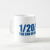 1/20/09 Einde van een fout Koffiemok (Voorkant links)