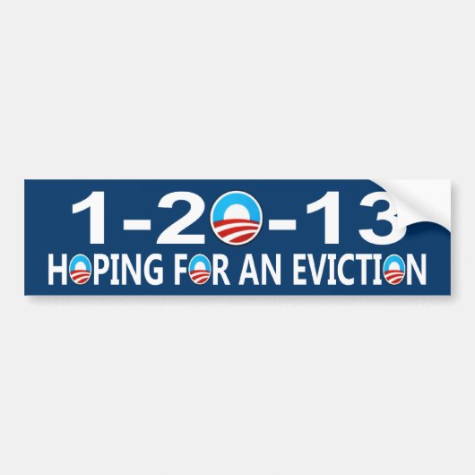 1-20-13 anti Obama Bumpersticker (Voorkant)