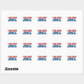1-20-2013 Verandering geloof Ronde Sticker (Vel)