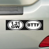 1.21 Gigawatt?! Bumpersticker (Op auto)