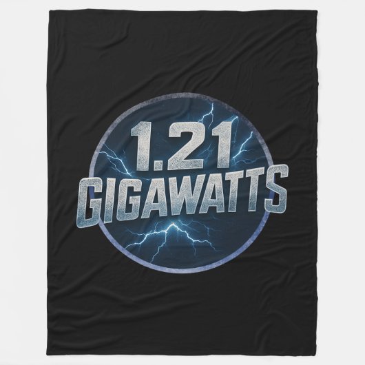 1,21 gigawatt fleece deken (Voorkant)