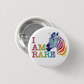 1,25-inch badge - Ik ben zeldzaam Ronde Button 3,2 Cm (Voorkant /achterkant)