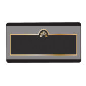 1.25"x2.75" Adres Gatsby Thema Etiket (Voorkant)