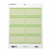 1.25"x2.75" Adres Grens Etiket (Full Sheet)
