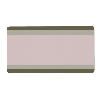 1.25"x2.75" Adres Roze kant Floral Etiket
