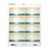 1.25"x2.75"Adres Zonnestratiestrand Etiket (Full Sheet)