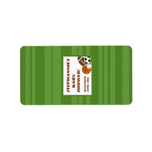 1.25 "x2.75" Hershey's Miniature All Star Green Etiket