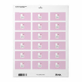 1.25 "x2.75" Hershey's Miniature Sugar Plum Etiket (Full Sheet)