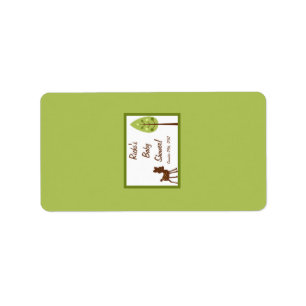 1.25 "x2.75" Hershey's Miniature Woodland Friends Etiket