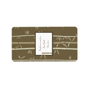1.25 "x2.75" Hersheys Miniatuur Bamboe Bliss Etiket