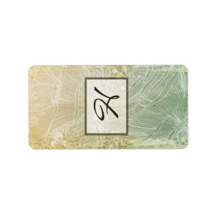 1.25 "x2.75" Hershey's Miniatuur  Bloemen Etiket