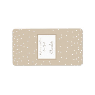 1.25 "x2.75" Hersheys Miniatuur Oude Stad Kerst Etiket