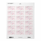 1.25 "x2.75" Hersheys Miniatuur Roze Kersenbloesem Etiket (Full Sheet)