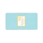 1.25 "x2.75" Hershey's Miniatuur Rubber Ducky Bubb Etiket (Voorkant)