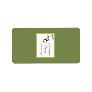 1.25 "x2.75" Hershey's Miniatuur Safari Vrienden Etiket