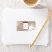 1.25 "x2.75" Hersheys Miniatuur Winter Blur Etiket (Insitu)