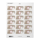 1.25 "x2.75" Hersheys Miniatuur Winter Blur Etiket (Full Sheet)