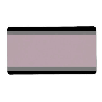 1.25"x2.75"het Adres Roze Lijn van de Stad Etiket