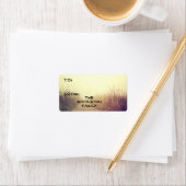 1.25 "x2.75" Kerst XMAS Sunrise Pathway Walkway Etiket (Insitu)