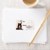 1.25 "x2.75" Kerstlaarzen land rustiek western Etiket (Insitu)