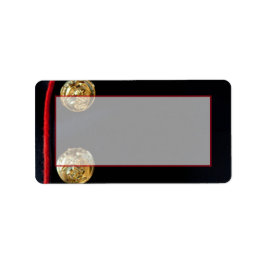 1.25"x2.75"-mailadres Marine Dress Blues Uni Etiket