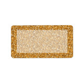 1.25 "x2.75" Mailing Adres Art Deco Roaring 20s Etiket (Voorkant)