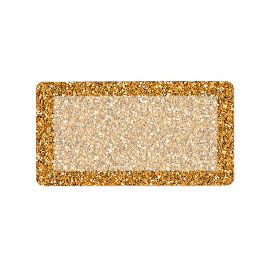 1.25 "x2.75" Mailing Adres Art Deco Roaring 20s Etiket (Voorkant)