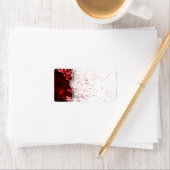 1.25 "x2.75" Mailing Adres Bloedspetter Vampier Etiket (Insitu)