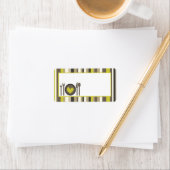 1.25 "x2.75" Mailing Adres China Bord Silverware Etiket (Insitu)