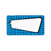 1.25 "x2.75" Mailing Adres Comic Strip Boek Pop Etiket (Voorkant)