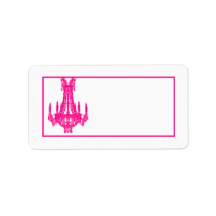 1.25 "x2.75" Mailing Adres Crystal Kroonluchter Gl Etiket