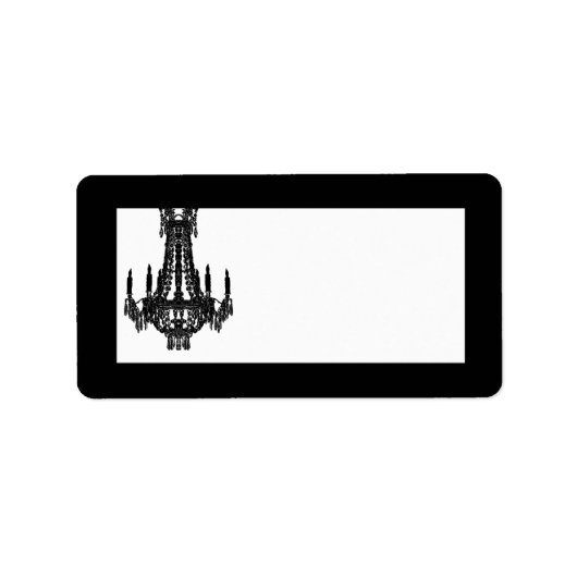 1.25 "x2.75" Mailing Adres Crystal Kroonluchter Gl Etiket (Voorkant)